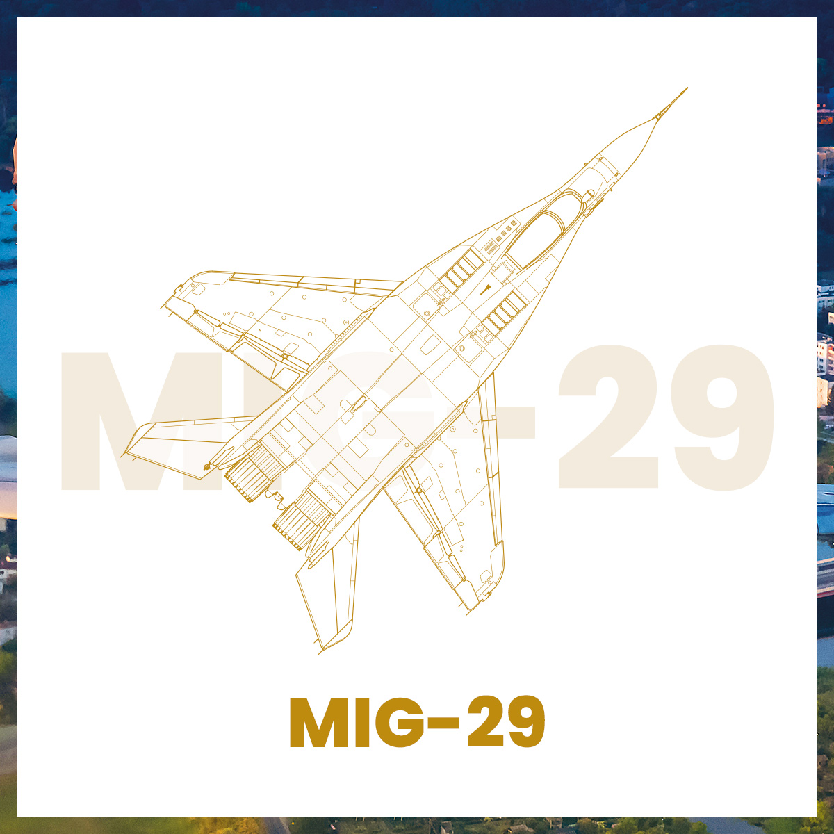AeroPuzzle flight puzzle - MiG - 29