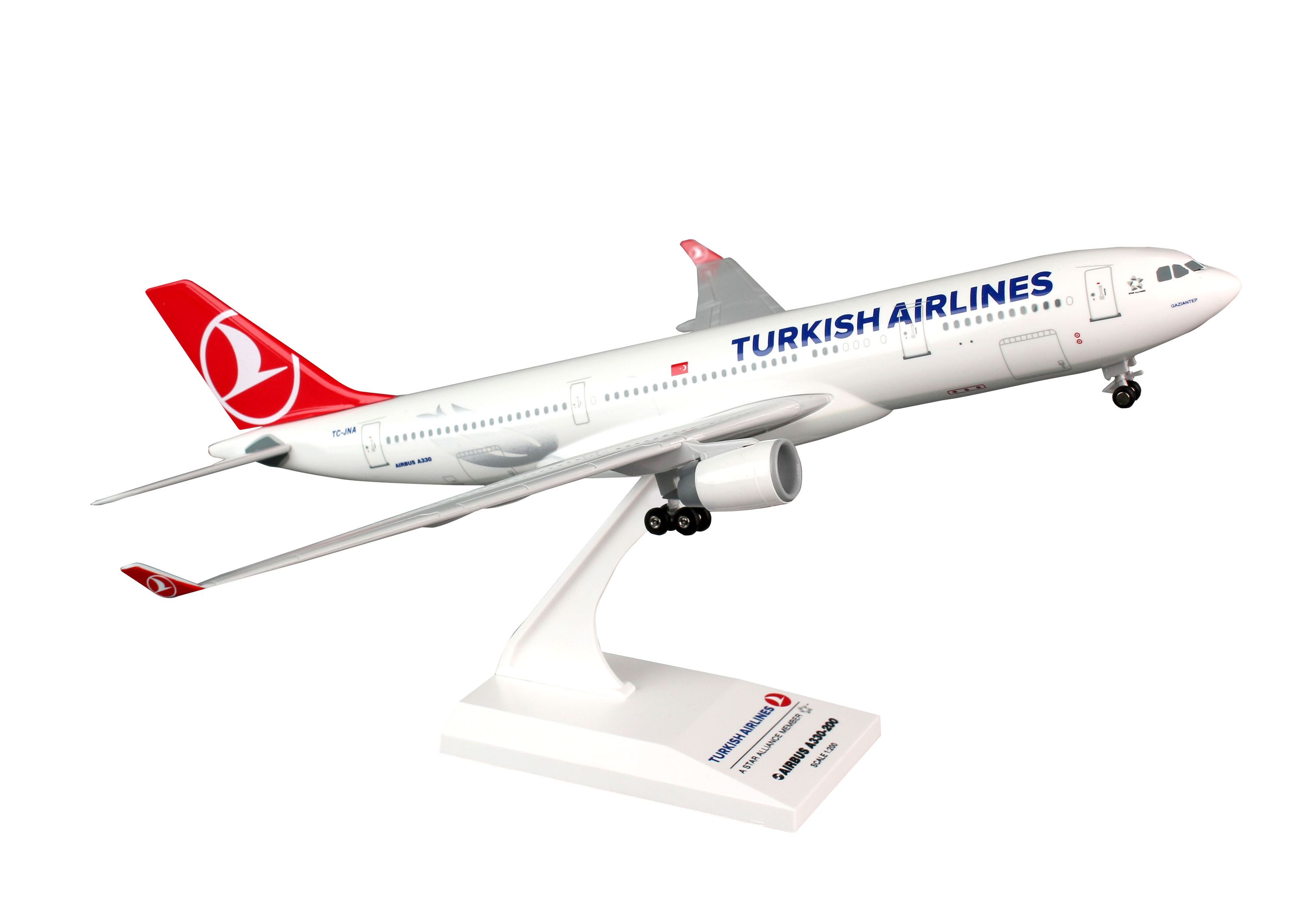 SkyMarks - Flugzeugmodell Airbus A330-200 Turkish Airlines (1:200)