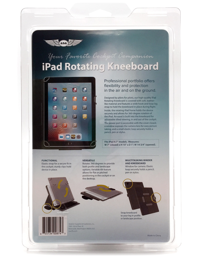 ASA iPad Rotating Kneeboard