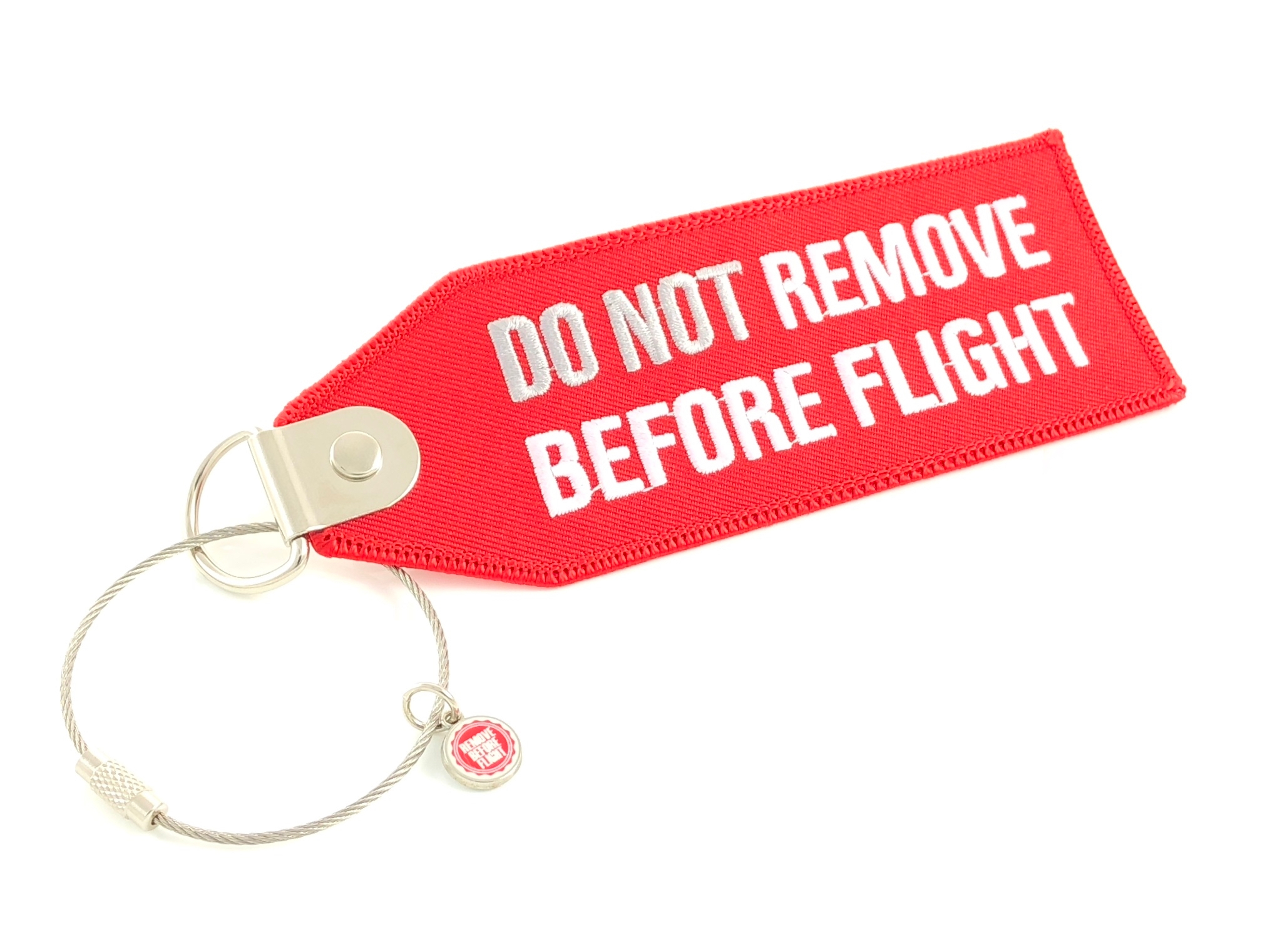 RBF-Originals Textil-Kofferanhänger "Do Not Remove Before Flight"