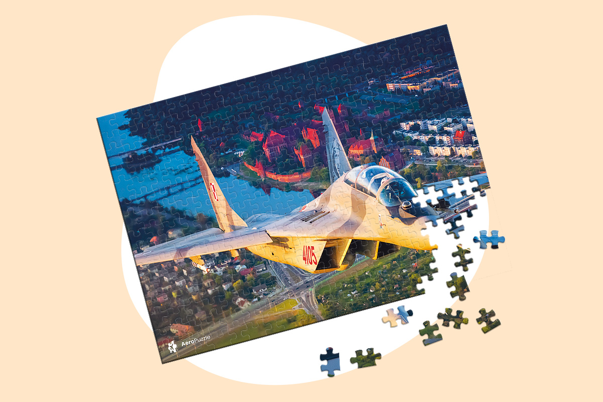 AeroPuzzle flight puzzle - MiG - 29