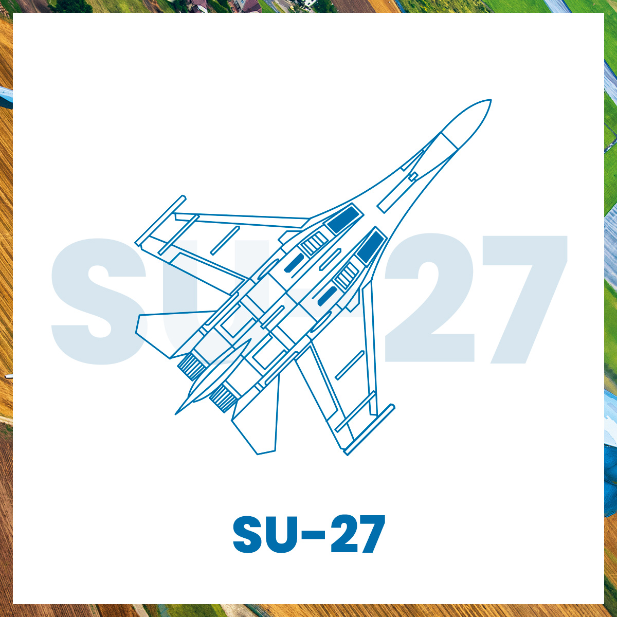 AeroPuzzle flight puzzle - Su-27