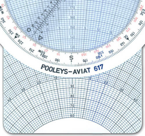 Pooleys Navigationsrechner Aviat 617
