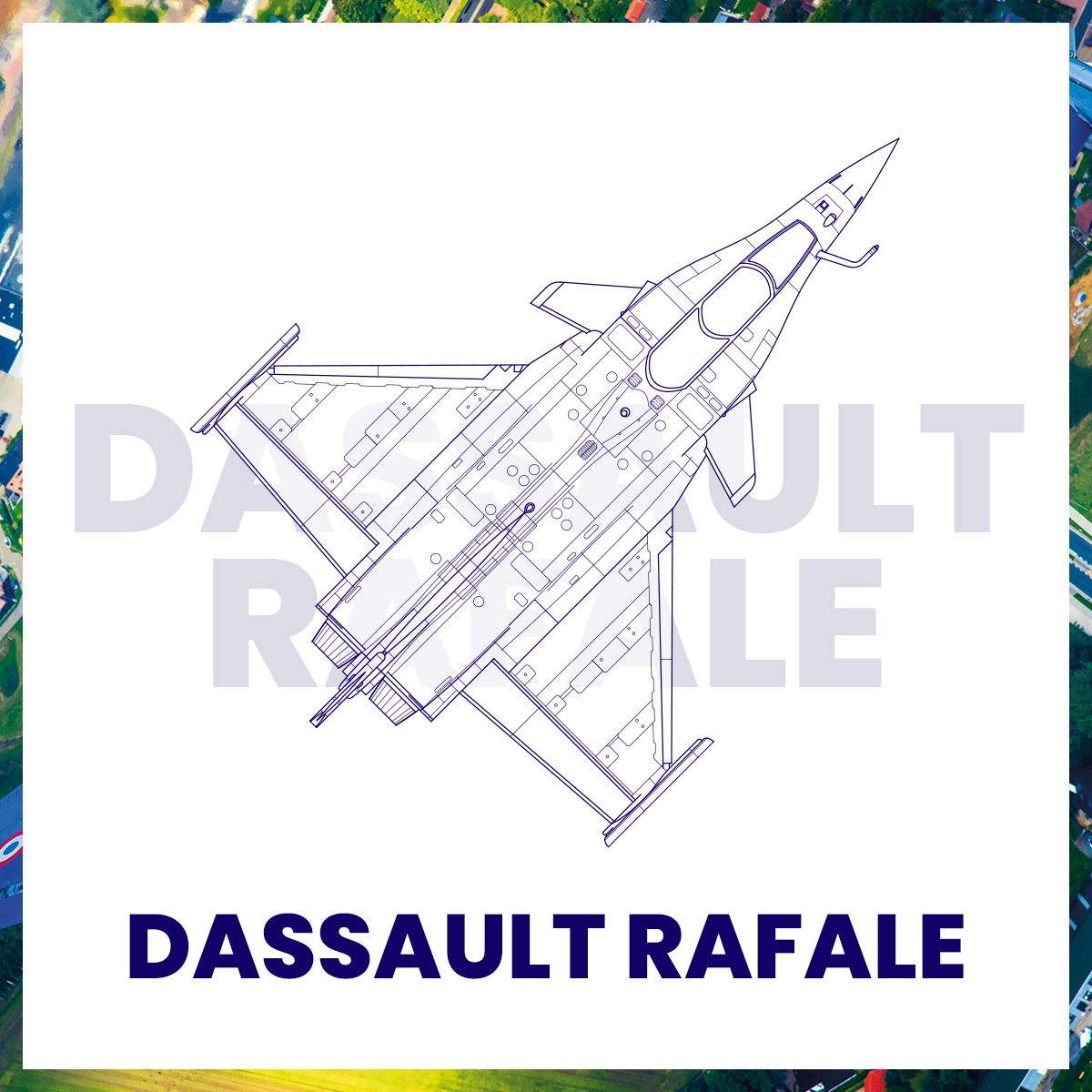 AeroPuzzle flight puzzle - Dassault Rafale